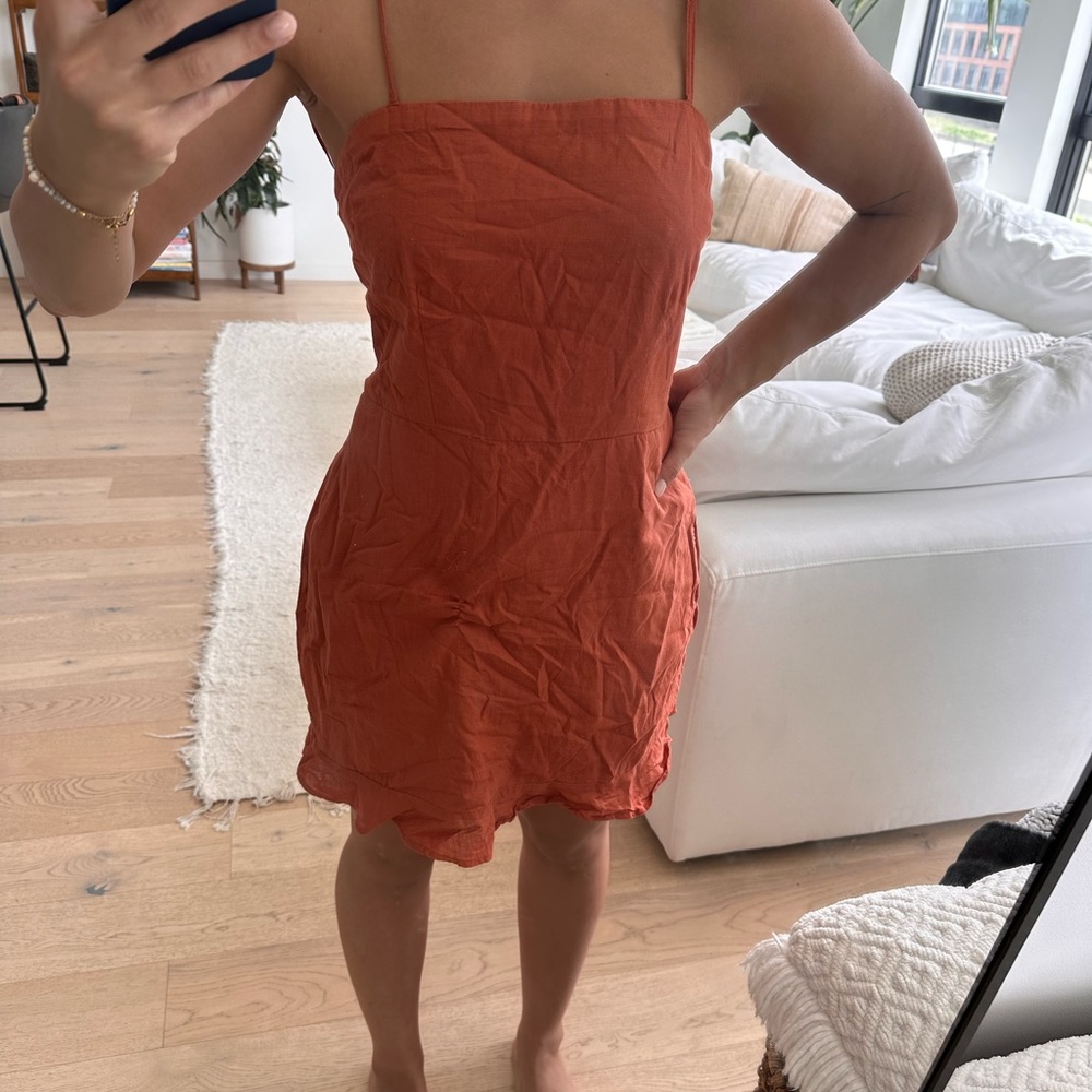 Abercrombie ribbon-tie dress